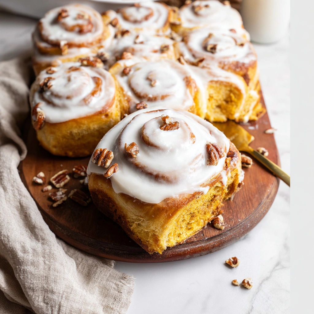 Spiced Pumpkin Cinnamon Rolls: Fluffy Morning Buns