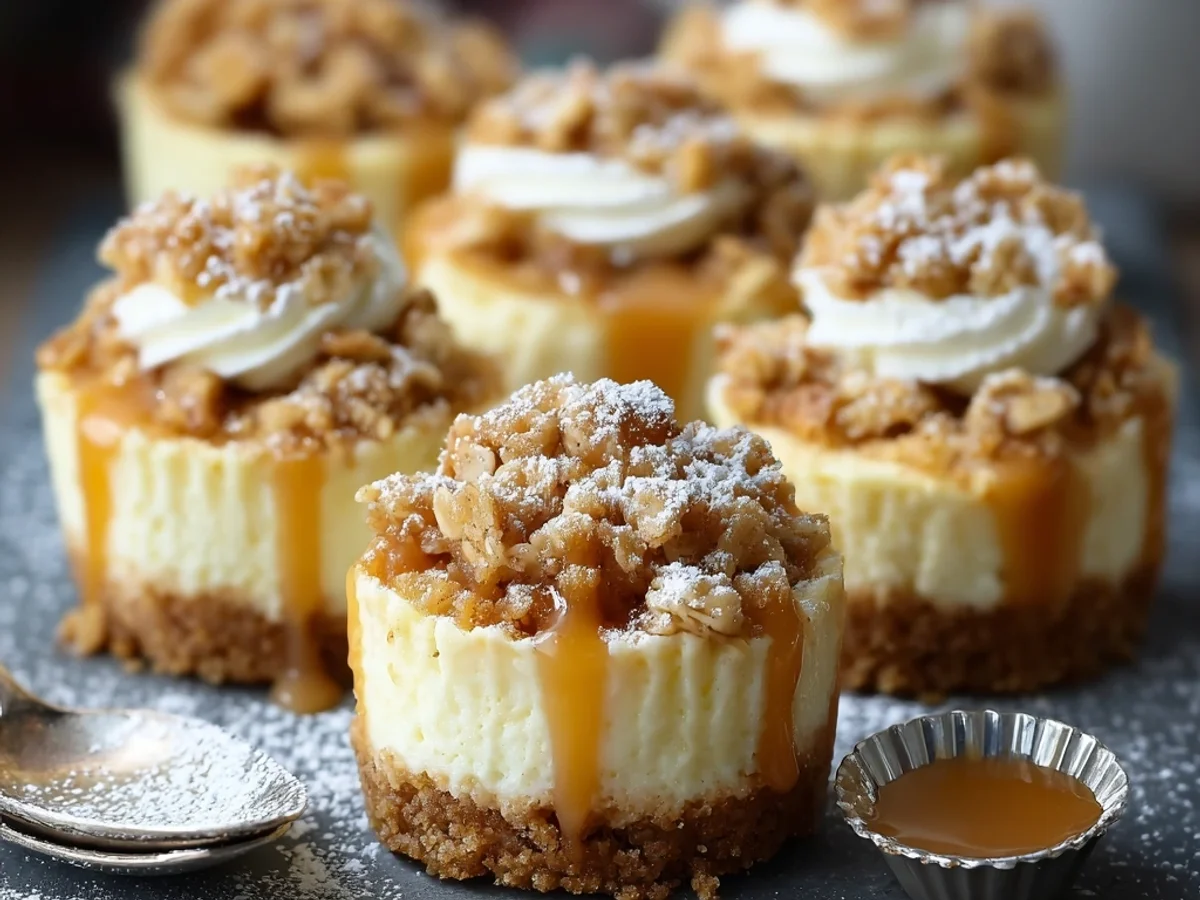 Apple Crisp Mini Cheesecakes: My Autumn Sweet Tooth Fix - Image 1