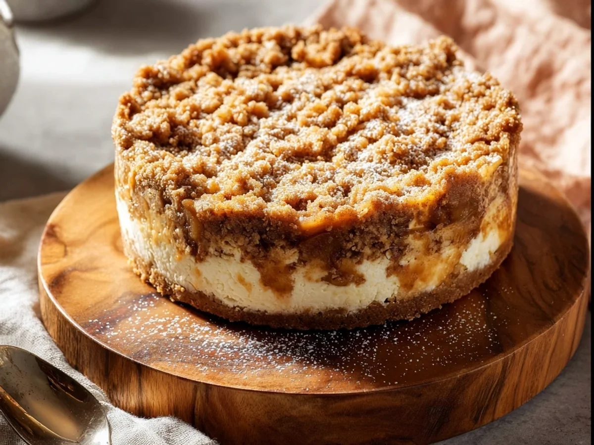 Apple Crumble Cheesecake: Creamy Autumn Bliss - Image 2