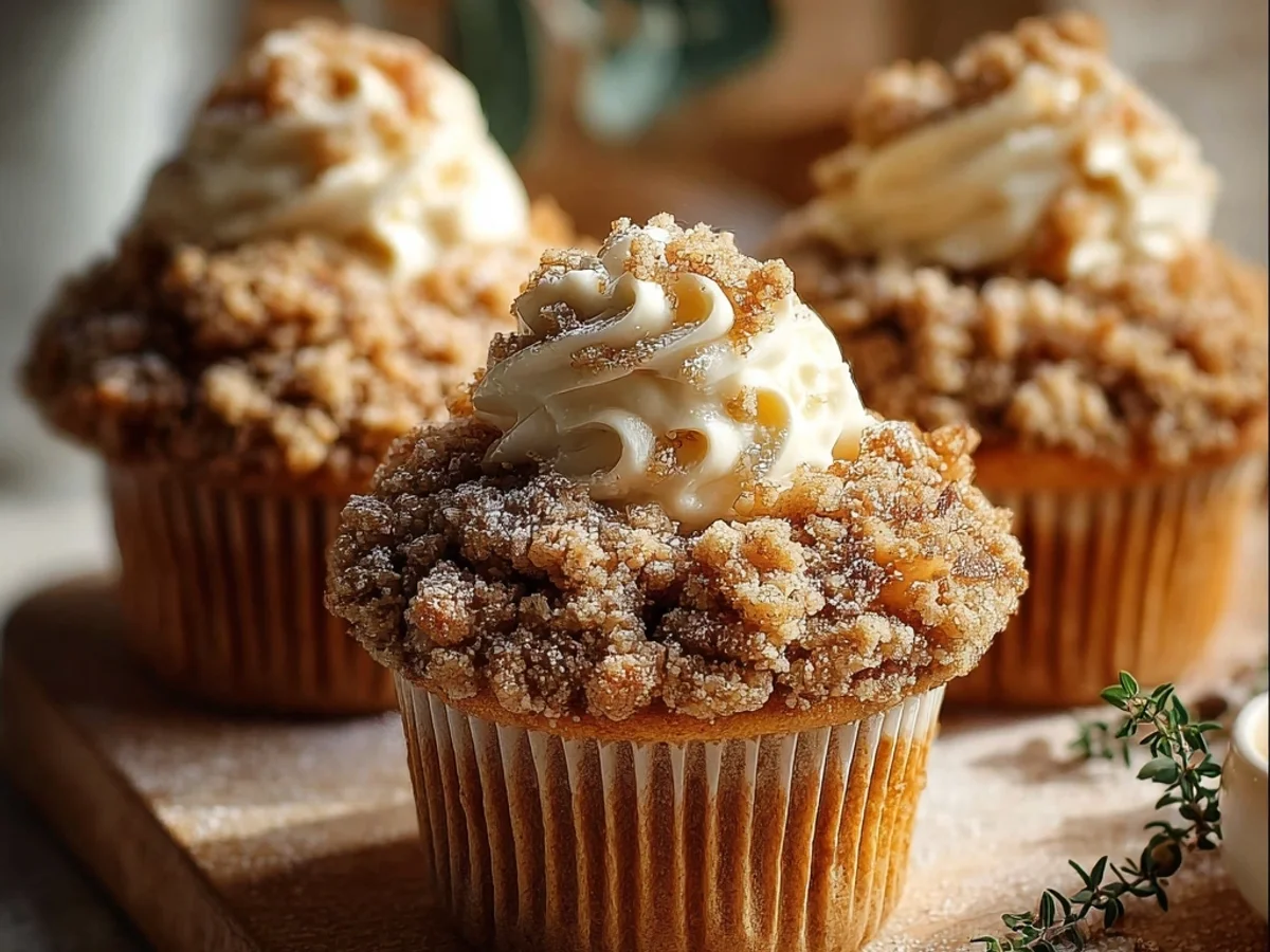 Apple Crumble Cupcakes: Sweet Fall Treat Recipe - Image 1