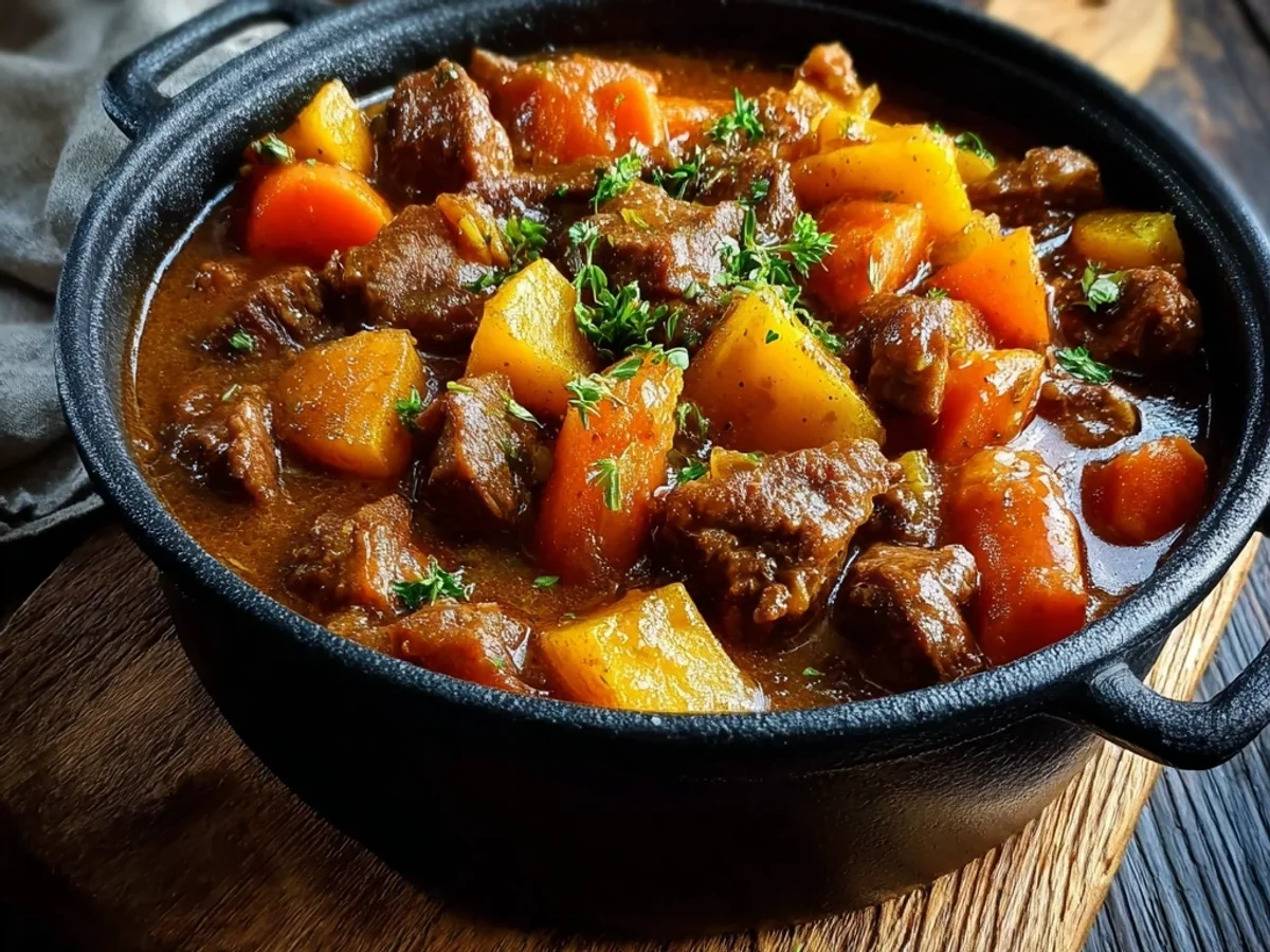 Autumn Harvest Beef Stew: Rustic, Tender, and Hearty - Image 2