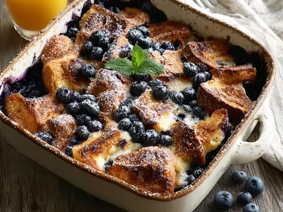 Blueberry French Toast Casserole: A Sweet Morning Bake - Image 2