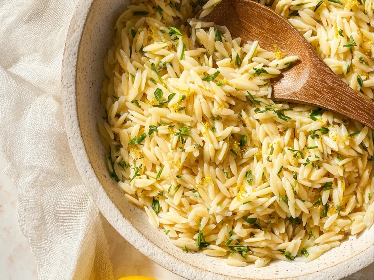 Bright & Zesty Lemon Orzo: A Quick Weeknight Delight - Image 2