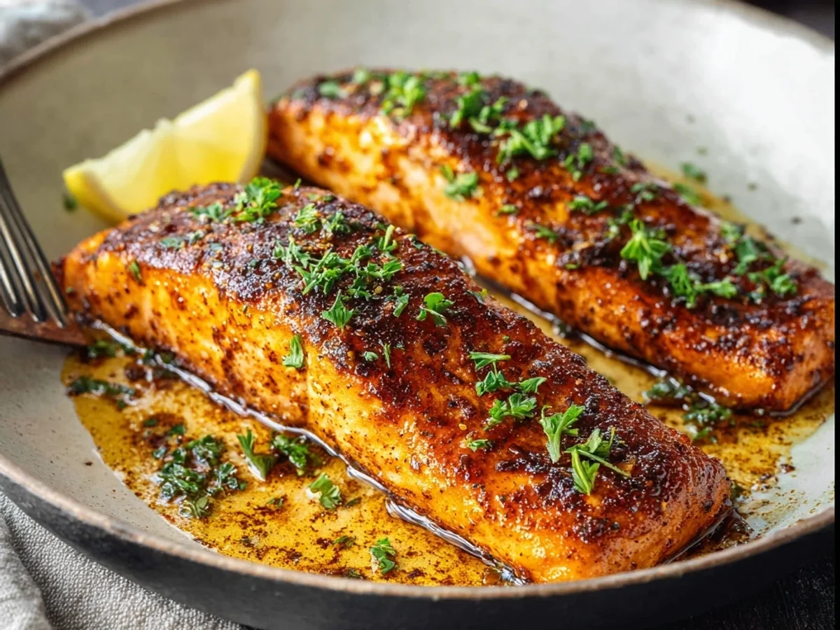 Cajun Honey Butter Salmon: A Quick & Flavorful Dinner - Image 1