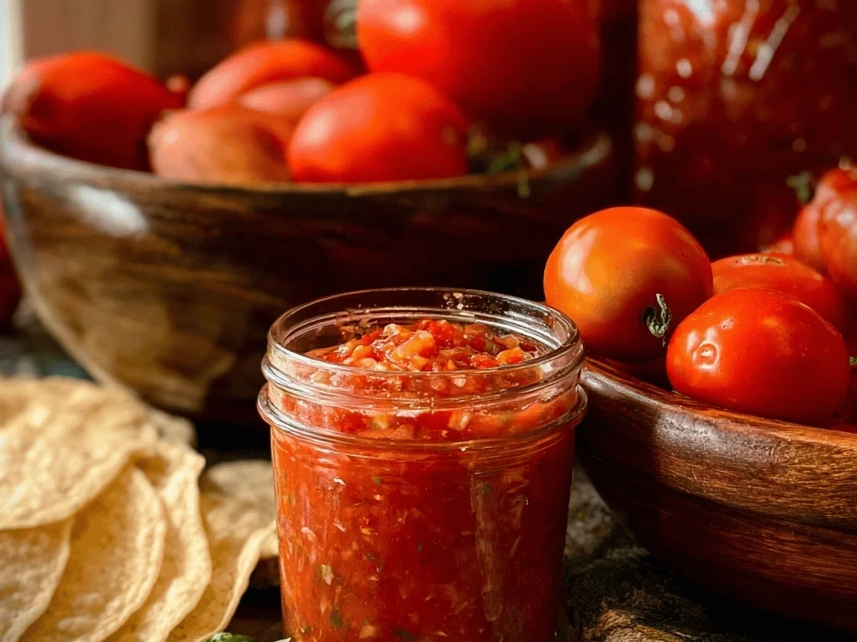 Canned Salsa Recipe: My Zesty, Quick Kitchen Staple - Image 1