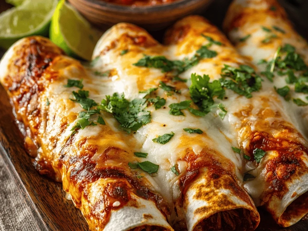 Cheesy Beef Enchiladas: My Go-To Comfort Food Recipe - Image 1