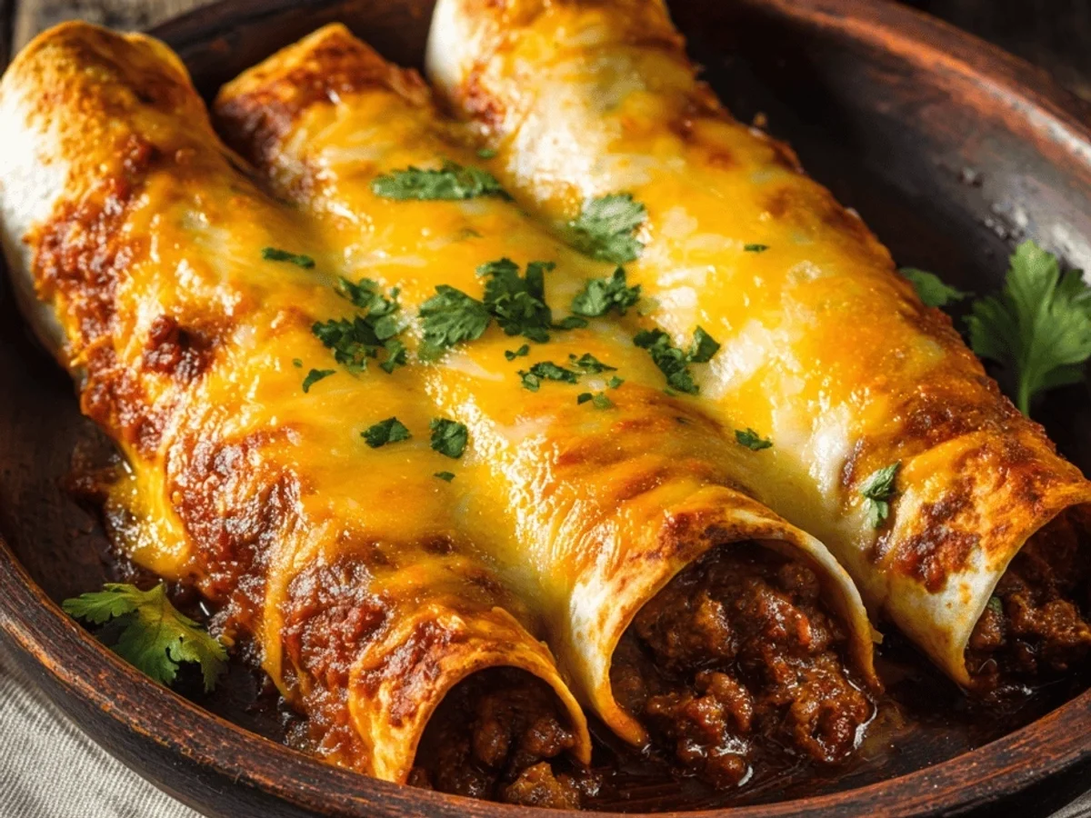 Cheesy Beef Enchiladas: My Go-To Comfort Food Recipe - Image 2