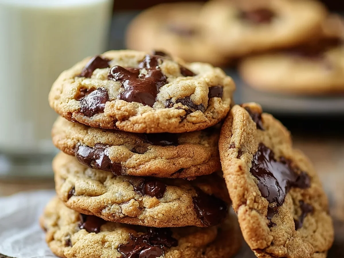 Chewy Chocolate Chip Cookies with a Golden Edge - Image 1