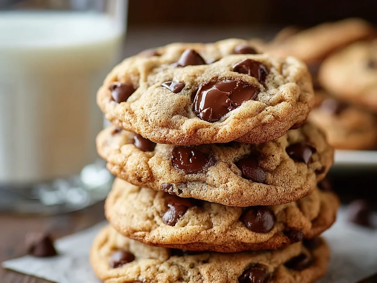 Chewy Chocolate Chip Cookies with a Golden Edge - Image 2