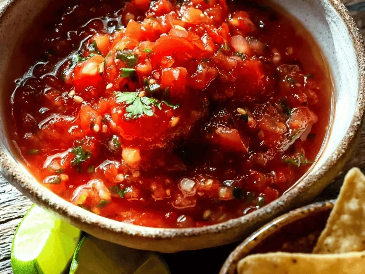 Chunky Tomato Salsa: Fresh & Zesty Homemade Delight - Image 2