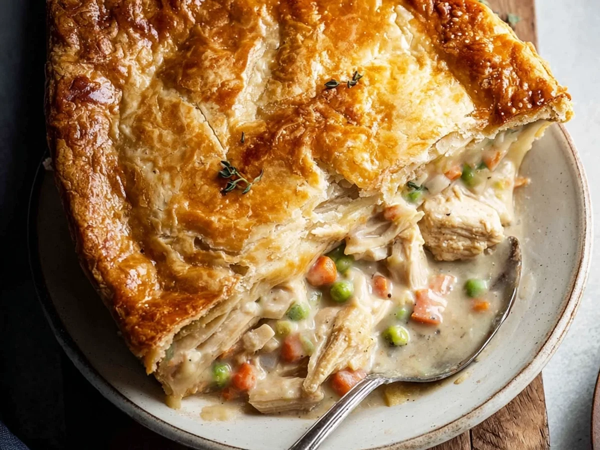 Classic Chicken Pot Pie Recipe: Hearty Winter Comfort - Image 1