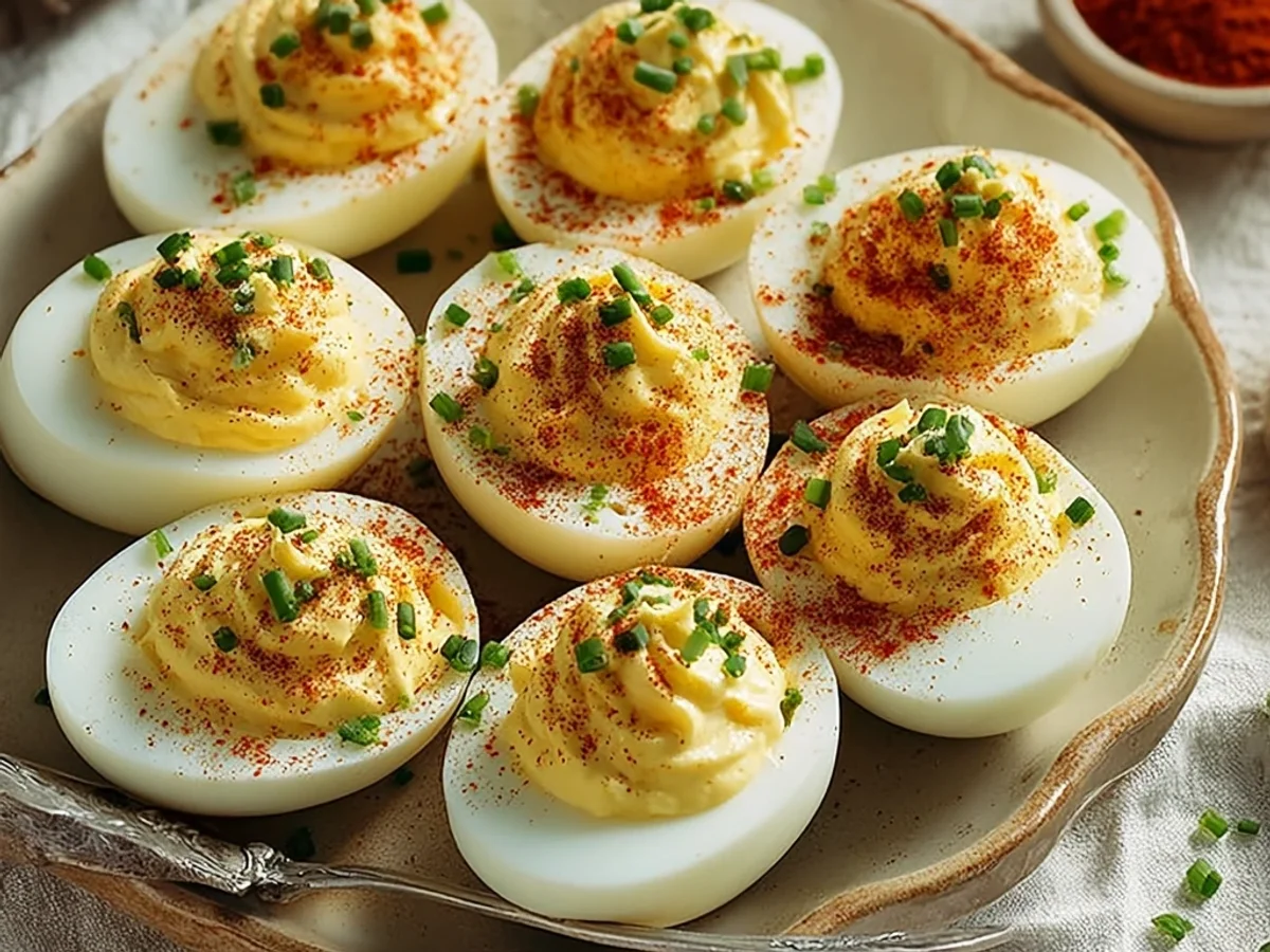 Classic Deviled Eggs: A Simple Party Appetizer - Image 1