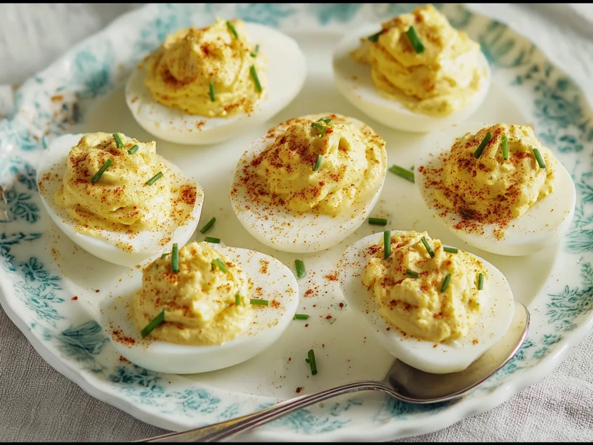 Classic Deviled Eggs Recipe: Creamy, Tangy Appetizer - Image 2