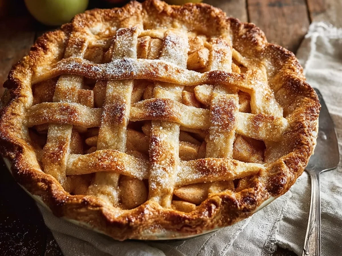 Classic Flaky Apple Pie: A Taste of Home - Image 1