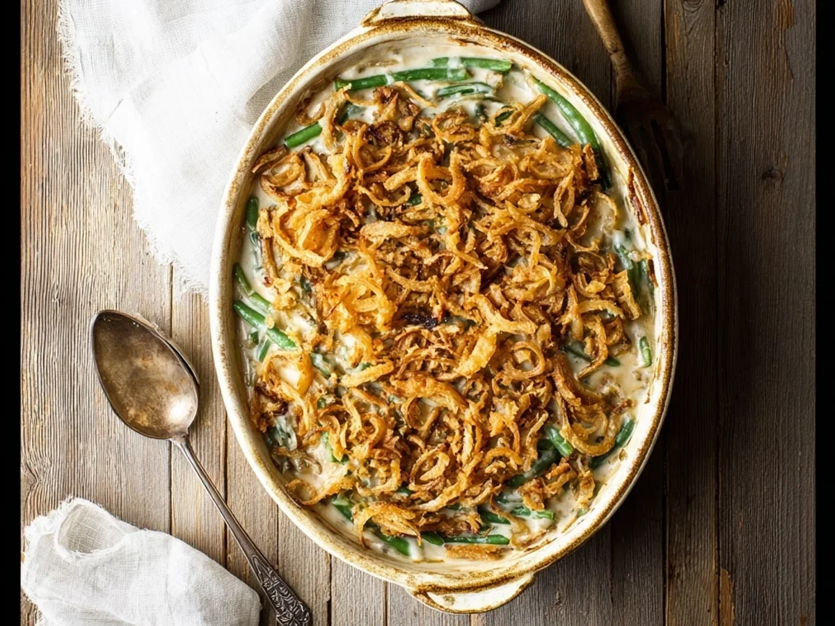 Classic Green Bean Casserole: A Simple Homestyle Delight - Image 2