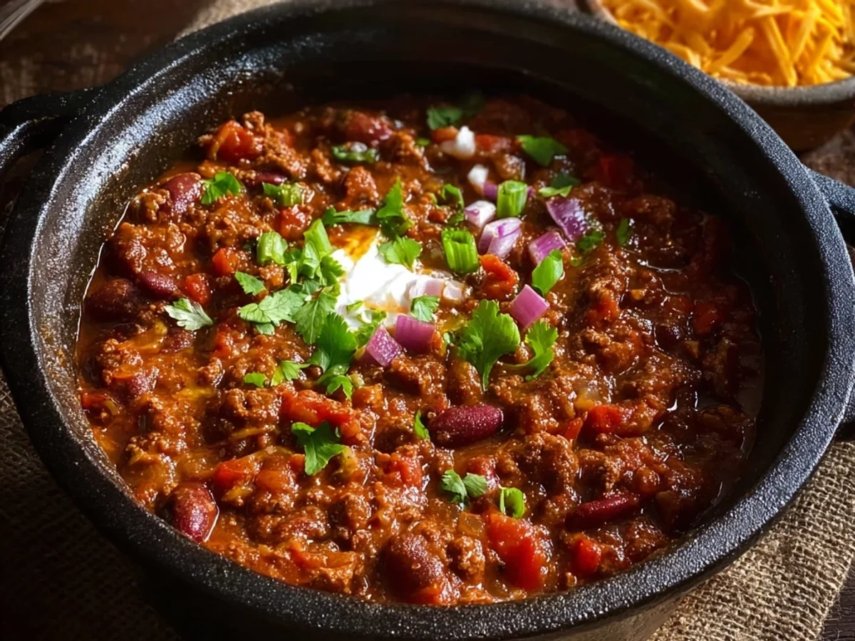 Classic Slow Cooker Chili: A Hearty Family Favorite - Image 1