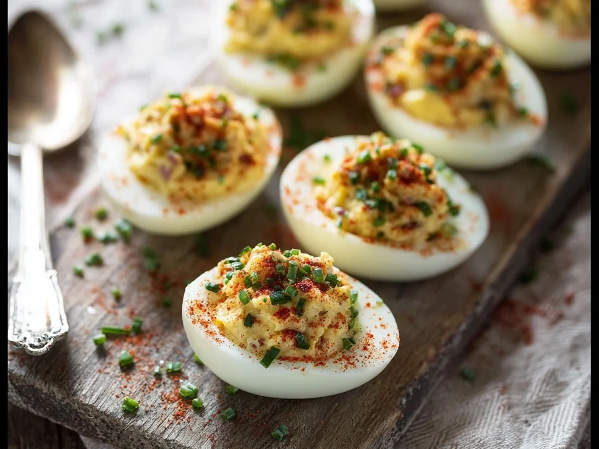 Classic Turkey Ham Deviled Eggs: A Savory Twist - Image 1