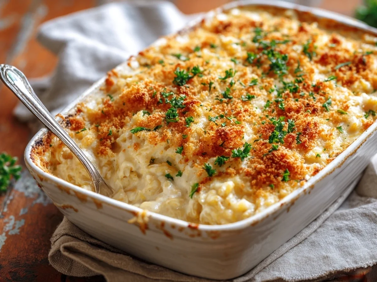 Creamy Angel Chicken Rice Casserole: Family Dinner Win - Image 1