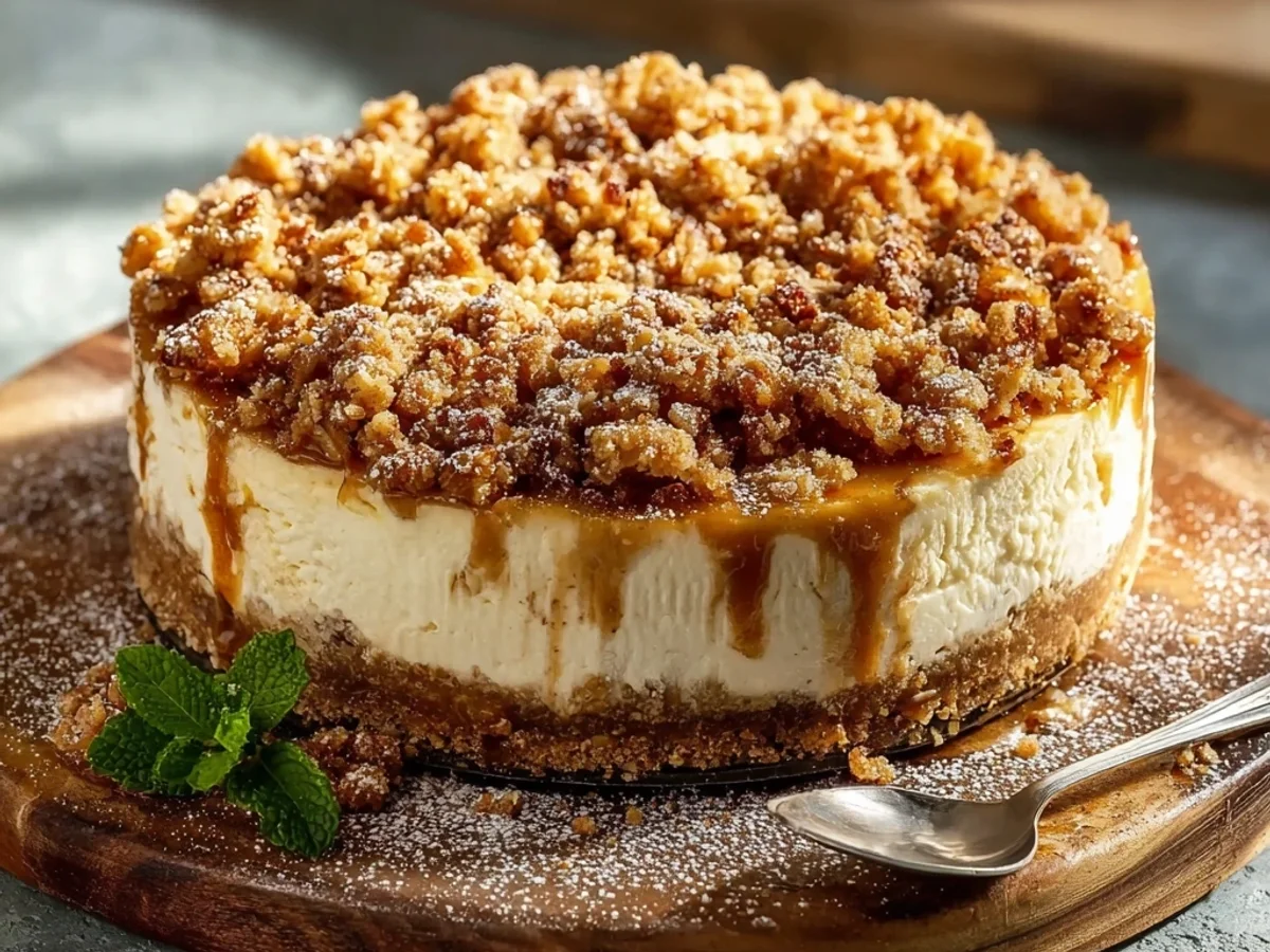 Creamy Apple Crumble Cheesecake: My Fall Favorite - Image 2