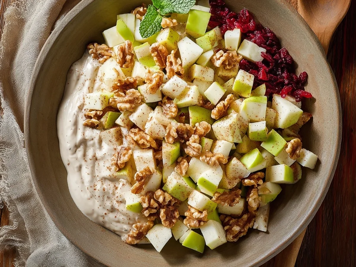 Creamy Apple Walnut Fruit Salad: Simple Refreshment - Image 2