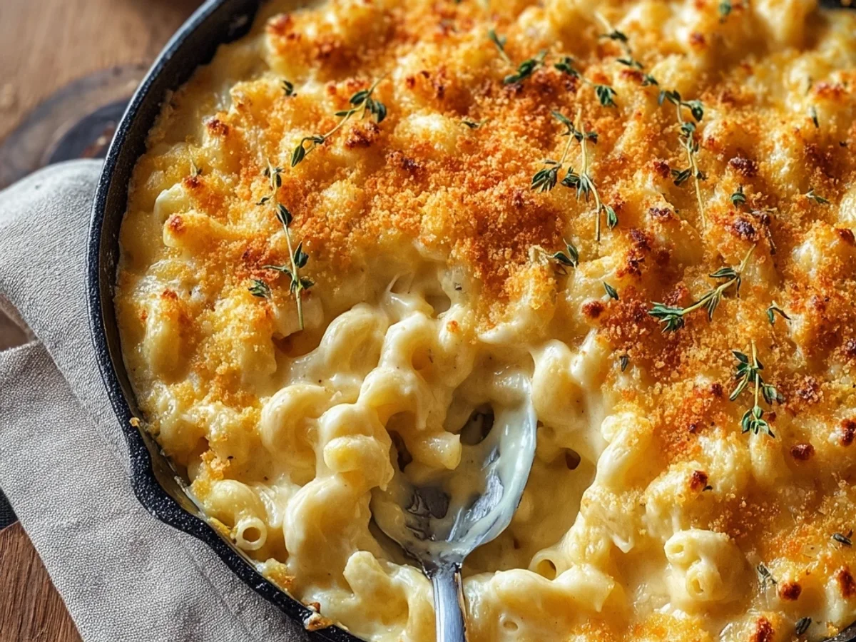 Creamy Baked Mac and Cheese with a Golden Crust - Image 1