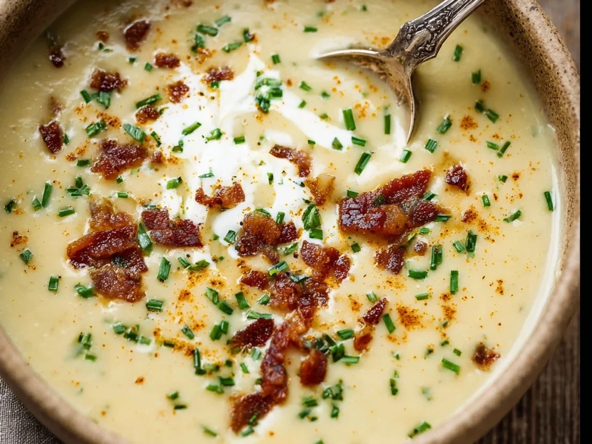 Creamy Baked Potato Soup: A Hearty Winter Bowl - Image 1