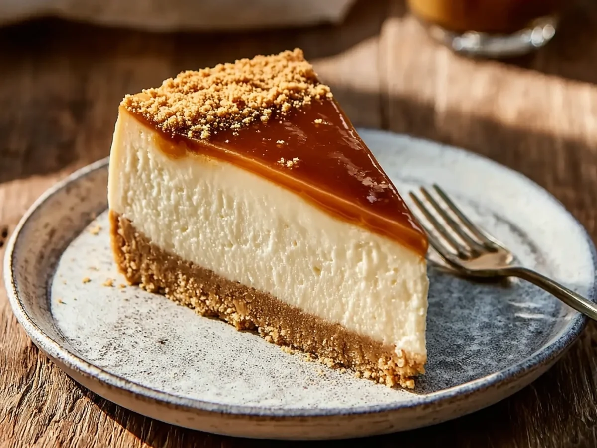 Creamy Biscoff Salted Caramel Cheesecake Recipe - Image 2