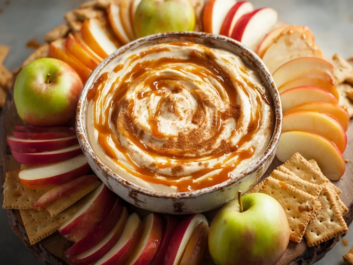 Creamy Caramel Apple Cheesecake Dip - Image 2