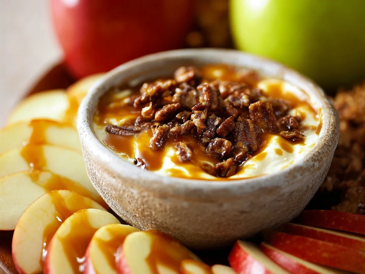 Creamy Caramel Apple Dip: A Fall Favorite - Image 1