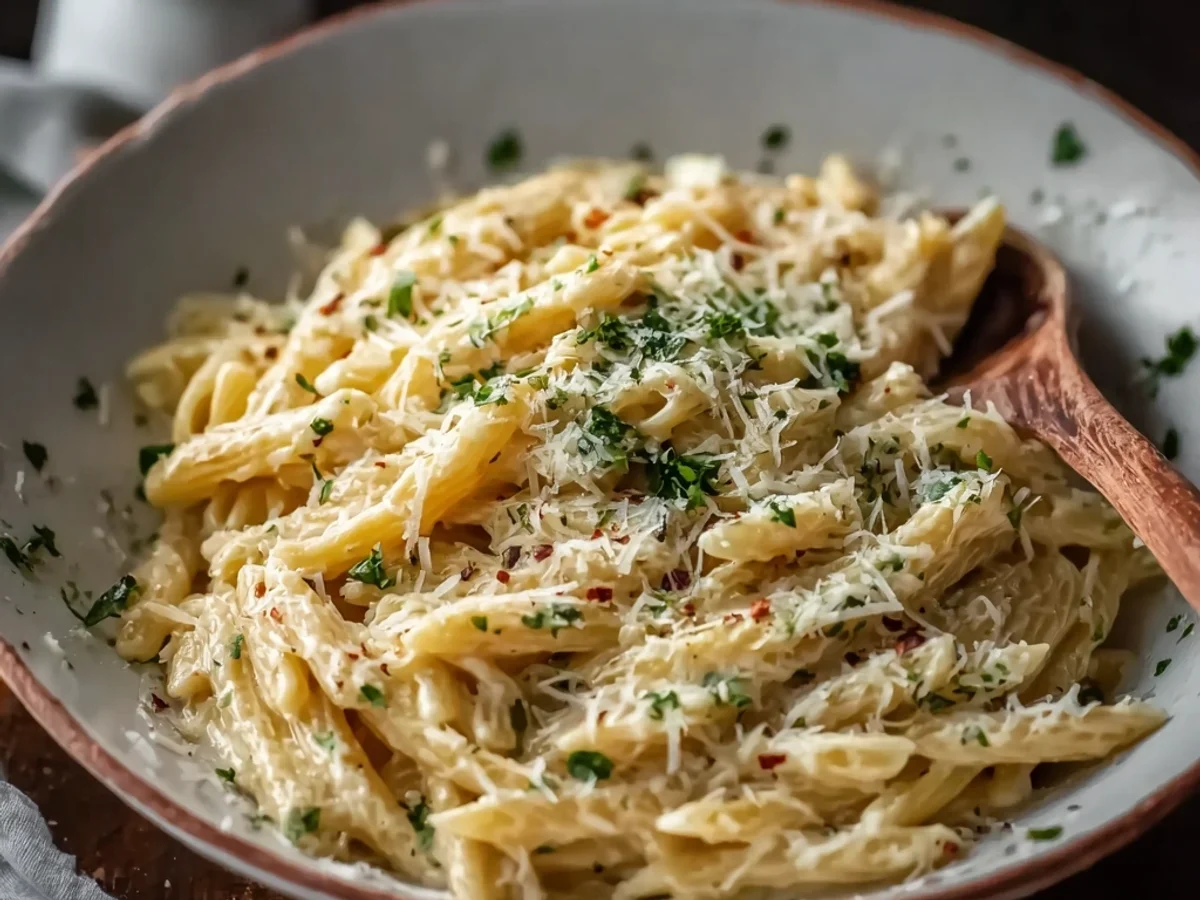 Creamy Garlic Pasta: Easy One-Pot Weeknight Wonder - Image 2