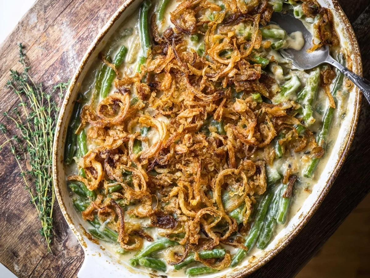 Creamy Homestyle Easy Green Bean Casserole - Image 2