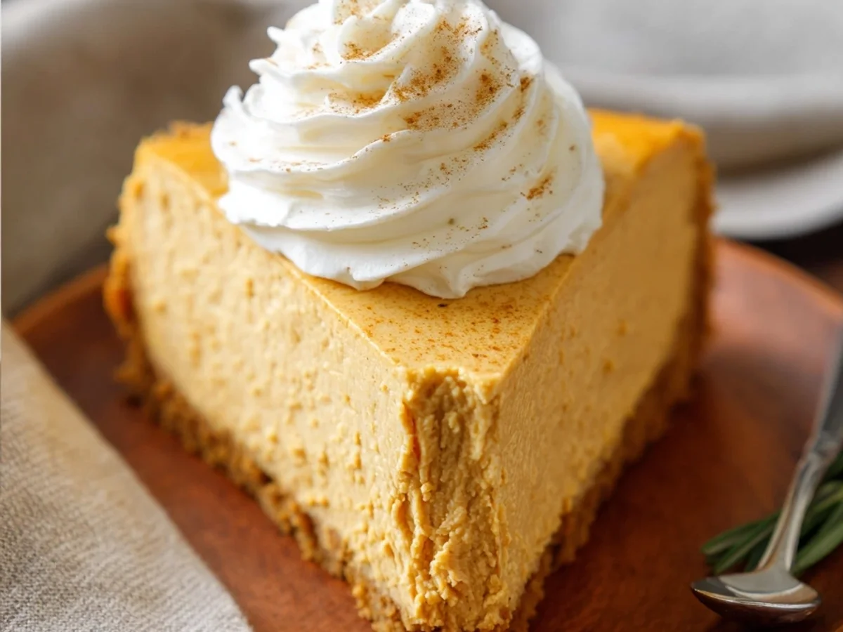 Creamy Pumpkin Cheesecake Recipe for Autumn Evenings - Image 2