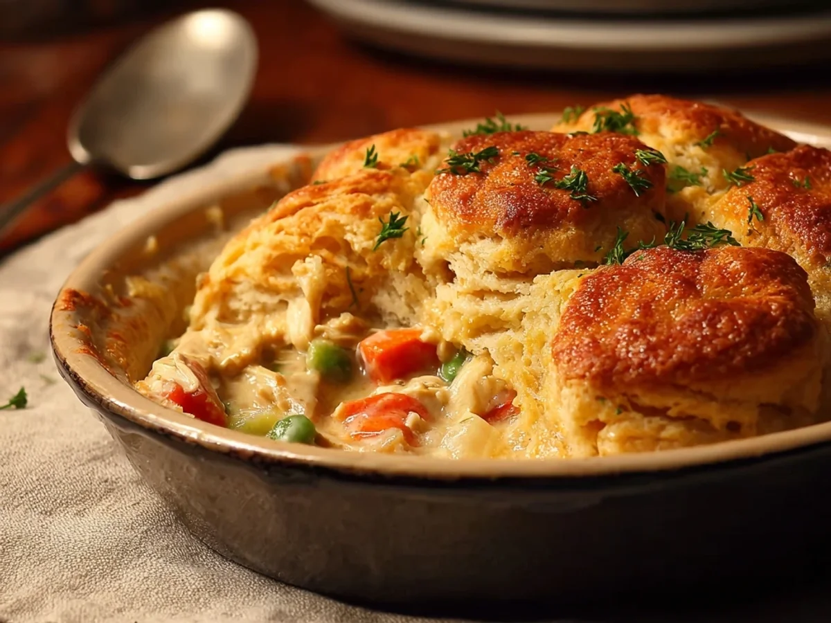 Creamy Red Lobster Biscuit Chicken Pot Pie - Image 2