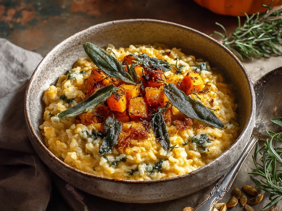 Creamy Roasted Butternut Squash Risotto, Sage - Image 2