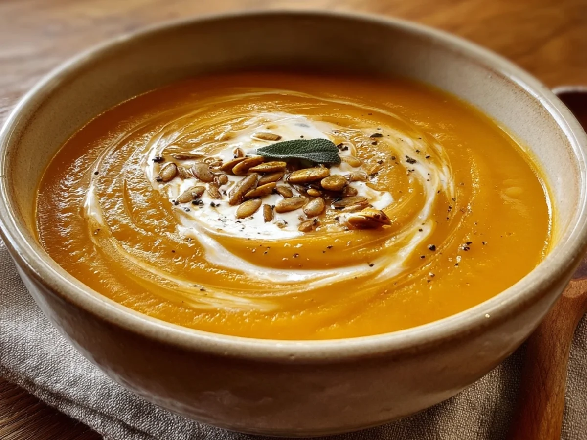Creamy Roasted Butternut Squash Soup: A Fall Hug - Image 1