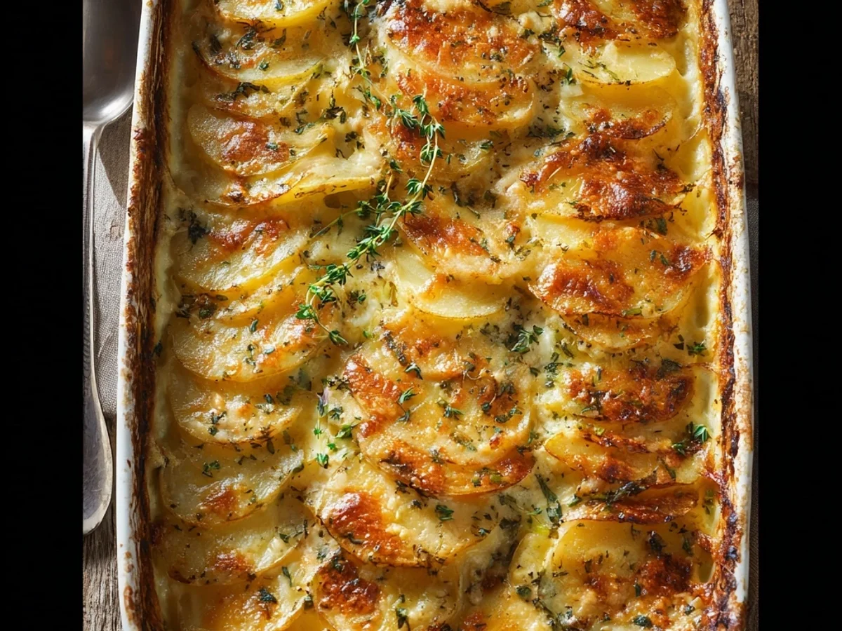 Creamy Scalloped Potatoes: Rich & Tender Potato Bake - Image 1