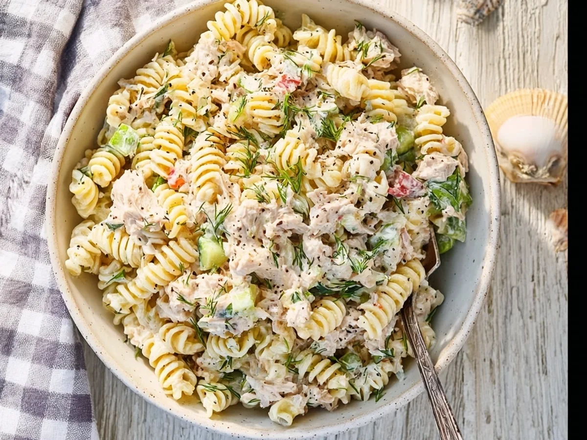 Creamy Tuna Pasta Salad: Quick & Easy Lunch - Image 2