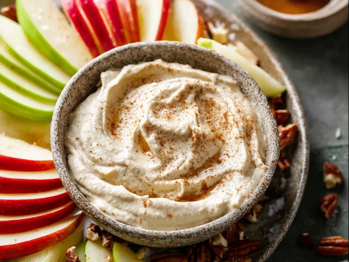 Creamy Whipped Caramel Apple Dip for Fall - Image 1