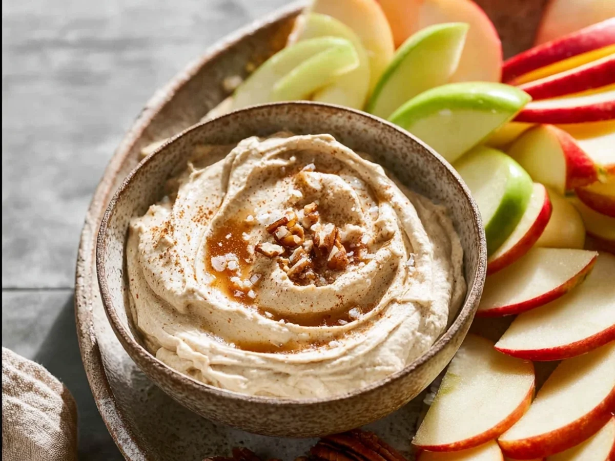 Creamy Whipped Caramel Apple Dip for Fall - Image 2