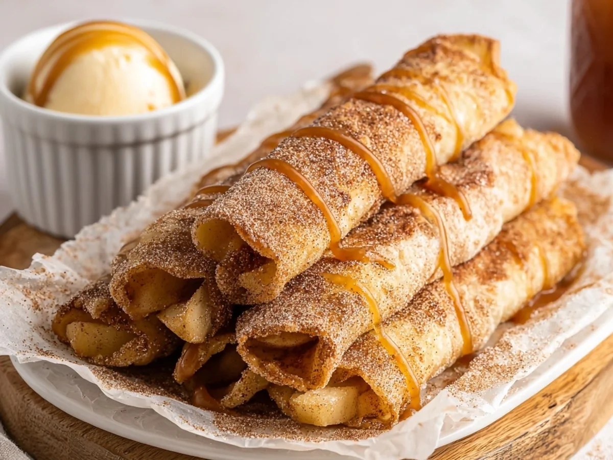 Crispy Air Fryer Apple Pie Taquitos: Sweet Bites - Image 2