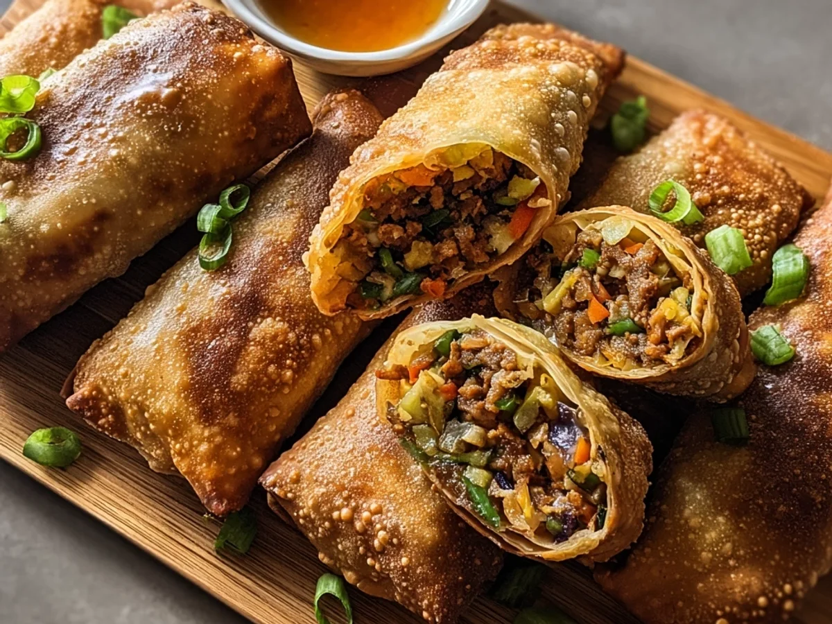 Crispy Air Fryer Egg Rolls: Golden Crunch at Home - Image 2