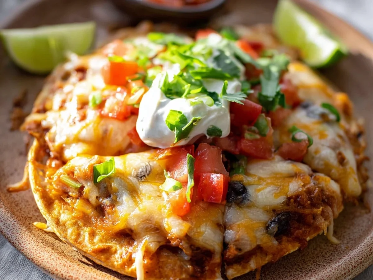Crispy Air Fryer Mexican Pizza: Speedy Weeknight Meal - Image 1