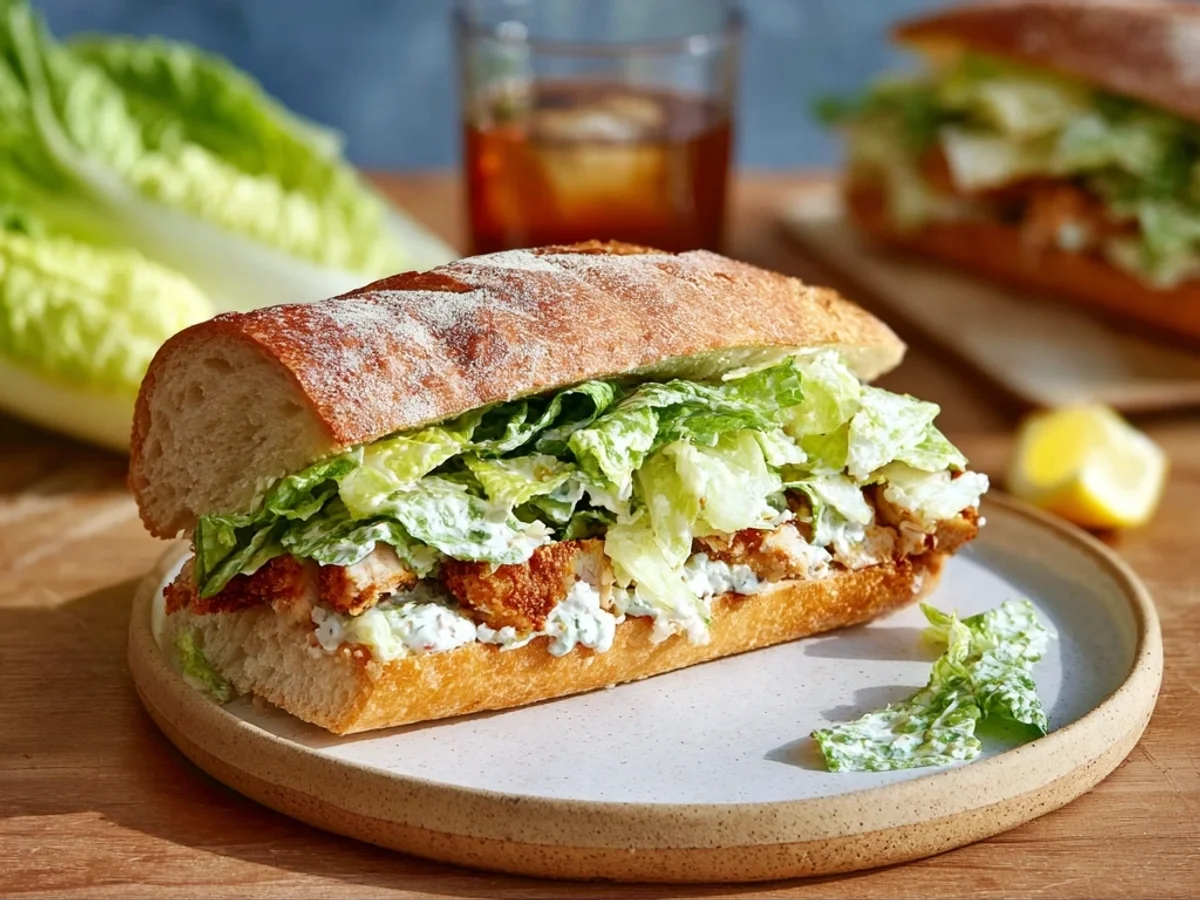 Crispy Chicken Caesar Sandwich: My Weekday Lunch Fix - Image 2