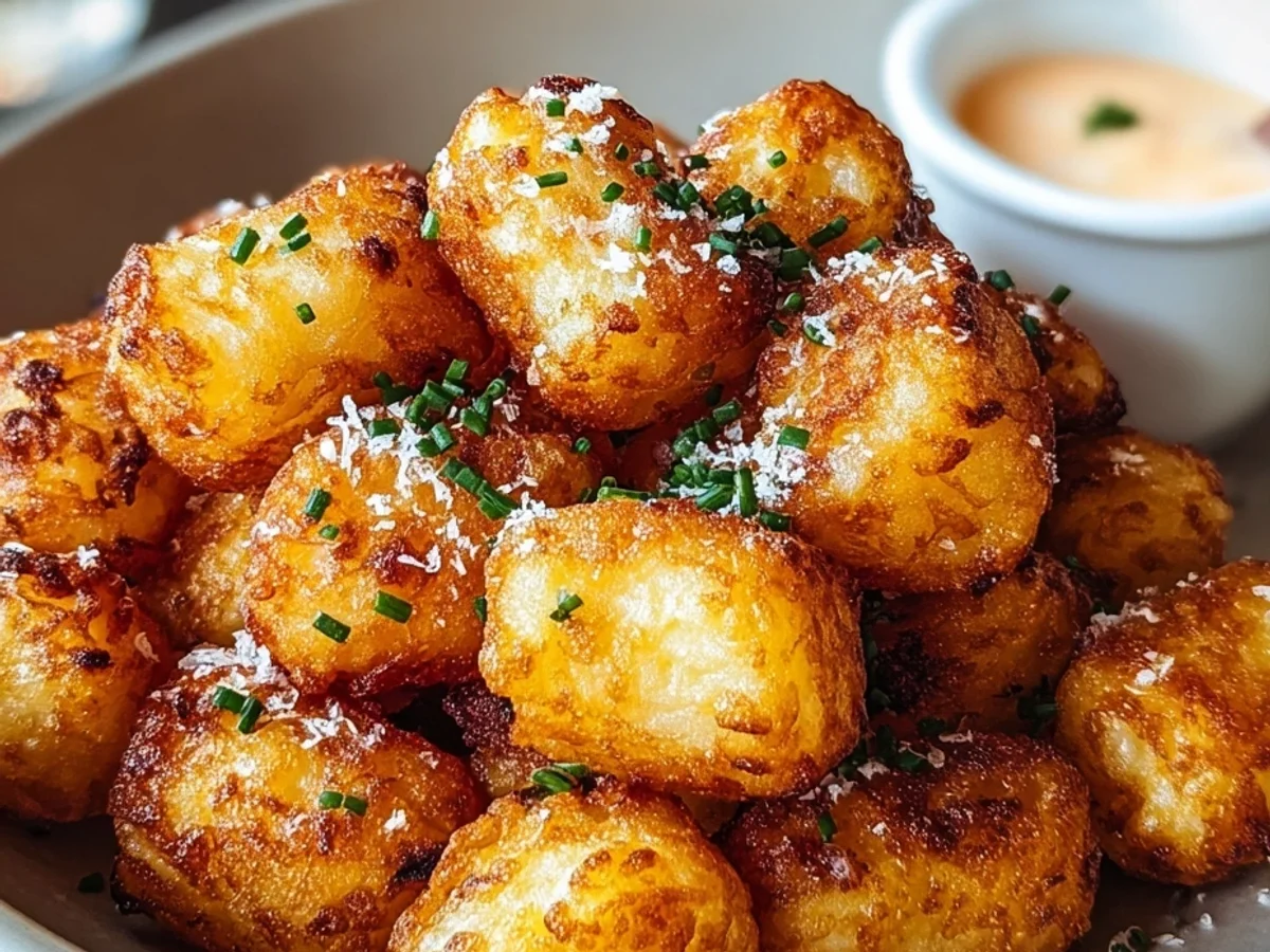 Crispy Golden 2-Ingredient Cottage Cheese Tots - Image 1