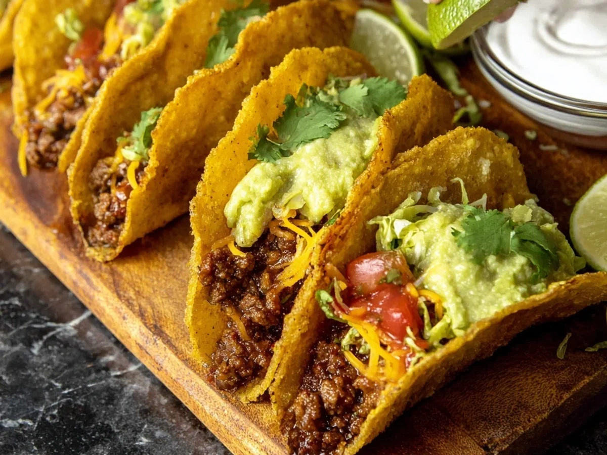 Crispy Ground Beef Tacos Recipe: My Weeknight Crunch - Image 1