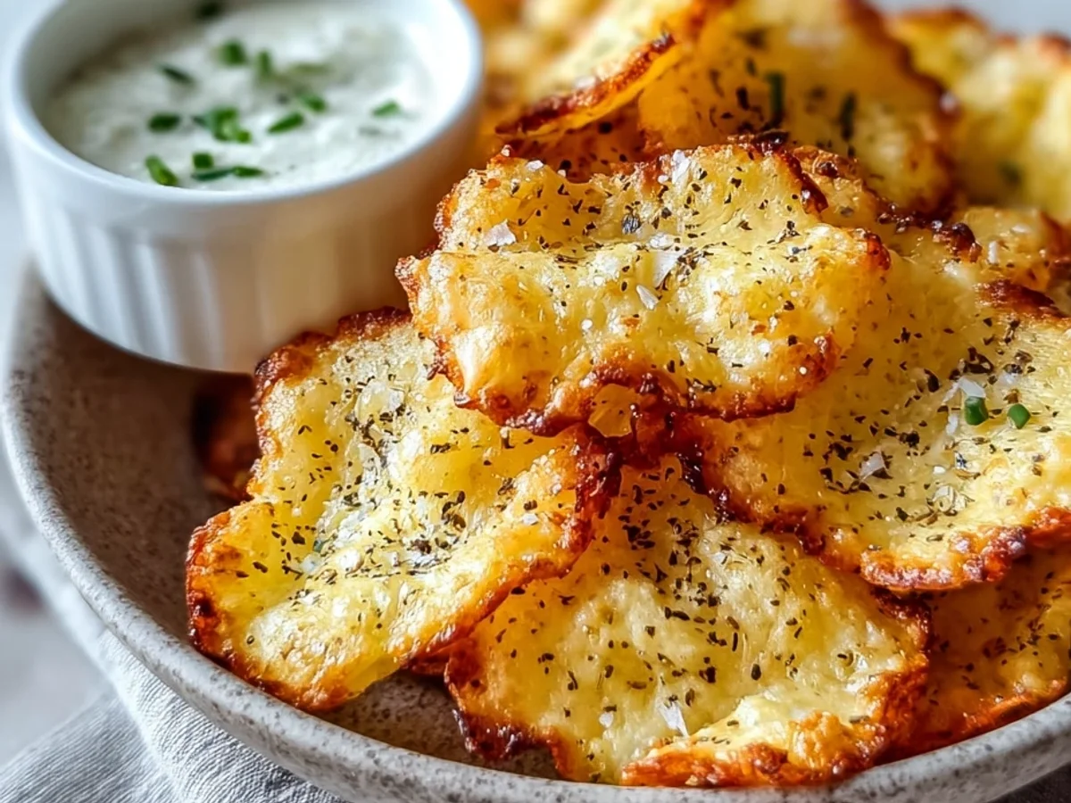 Crispy Healthy Cottage Cheese Chips: A High-Protein Snack - Image 1