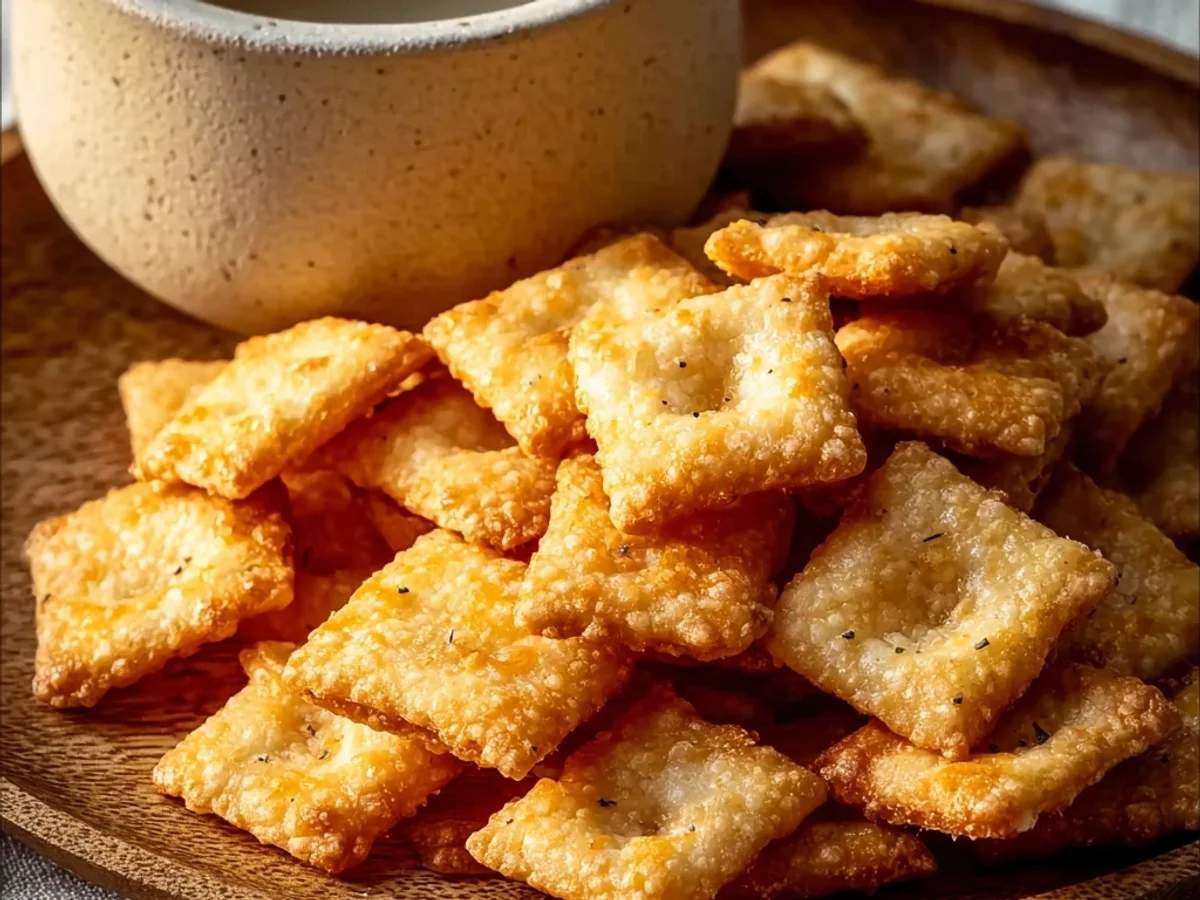 Crispy Homemade Cheese Crackers Recipe - Image 1