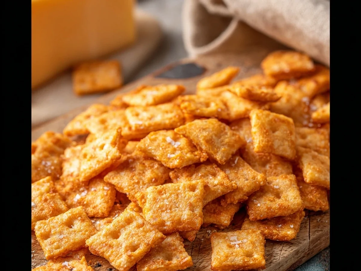 Crispy Homemade Cheez Its: Easy Cheese Crackers - Image 2