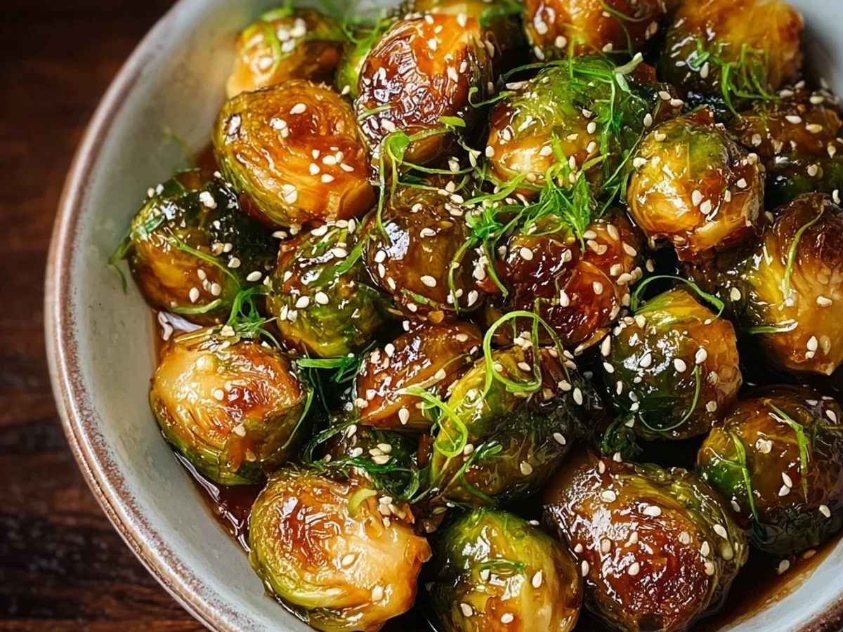 Crispy Honey Garlic Brussels Sprouts: My Easy Side - Image 1