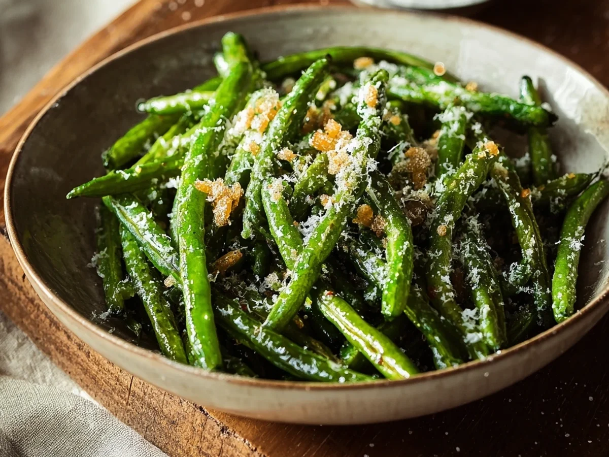 Crispy Parmesan Roasted Green Beans: Easy Side Dish - Image 2